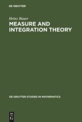 book Measure and Integration Theory