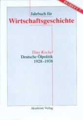 book Deutsche Ölpolitik 1928-1938