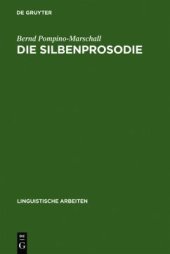 book Die Silbenprosodie: Ein elementarer Aspekt der Wahrnehmung von Sprachrhythmus und Sprechtempo