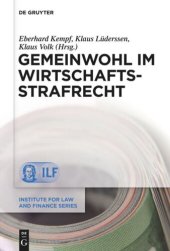 book Gemeinwohl im Wirtschaftsstrafrecht