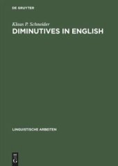 book Diminutives in English