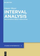 book Interval Analysis: and Automatic Result Verification