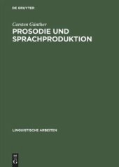 book Prosodie und Sprachproduktion