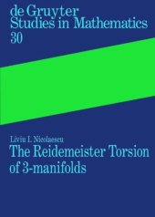 book The Reidemeister Torsion of 3-Manifolds