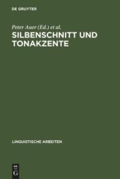 book Silbenschnitt und Tonakzente