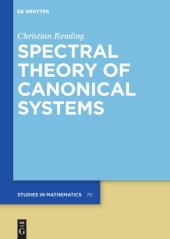 book Spectral Theory of Canonical Systems