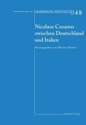 book Nicolaus Cusanus zwischen Deutschland und Italien: Beiträge eines deutsch-italienischen Symposiums in der Villa Vigoni