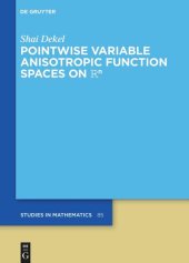 book Pointwise Variable Anisotropic Function Spaces on ℝⁿ