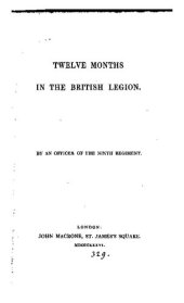 book Twelve months in the British Legion