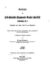 book Geschichte des Leib-Kürassier-Regiments Großer Kurfürst (Schlesisches) Nr. 1 fortgeführt vom Jahre 1843 bis zur Gegenwart