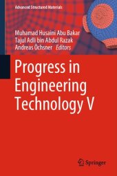 book Progress in Engineering Technology V