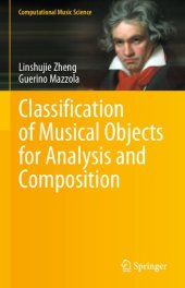 book Classification of Musical Objects for Analysis and Composition