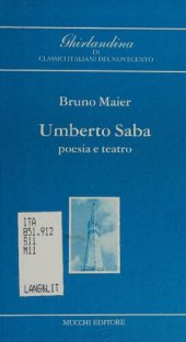 book Umberto Saba, poesia e teatro