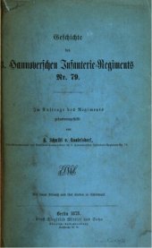 book Geschichte des 3. Hannoverschen Infanterie-Regiments Nr. 79