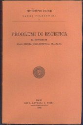 book Problemi di estetica. E contributi alla storia dell'estetica italiana