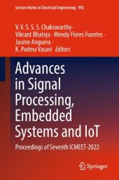 book Advances in Signal Processing, Embedded Systems and IoT: Proceedings of Seventh ICMEET- 2022