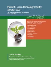 book Plunkett's Green Technology Industry Almanac 2023: Green Technology Industry Market Research, Statistics, Trends and Leading Companies