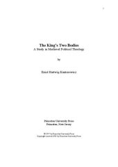 book Два тела короля Исследование по средневековой политической теологии