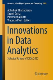 book Innovations in Data Analytics : Selected Papers of ICIDA 2022