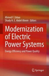 book Modernization of Electric Power Systems: Energy Efficiency and Power Quality