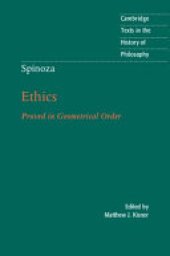 book Ethics: Proved in Geometrical Order