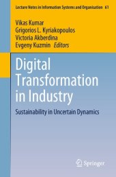 book Digital Transformation in Industry: Sustainability in Uncertain Dynamics