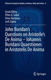 book John Buridan’s Questions on Aristotle’s De Anima – Iohannis Buridani Quaestiones in Aristotelis De Anima