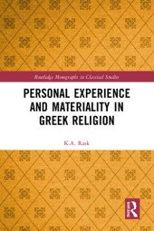 book Personal Experience and Materiality in Greek Religion