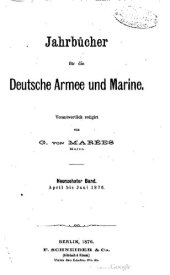 book Jahrbücher für die Deutsche Armee und Marine / April bis Juni1876