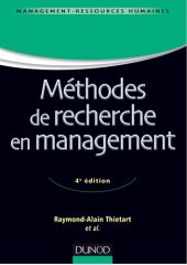 book Méthodes de recherche en management - 4ème édition