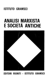 book Analisi marxista e società antiche