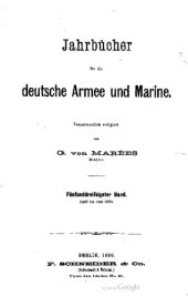 book Jahrbücher für die Deutsche Armee und Marine / April bis Juni 1880