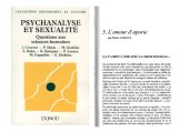 book Psychanalyse et sexualité: Questions aux sciences humaines