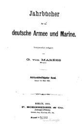 book Jahrbücher für die Deutsche Armee und Marine / Januar bis März 1881