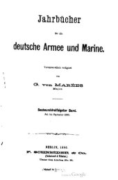 book Jahrbücher für die Deutsche Armee und Marine / Juli bis September 1880