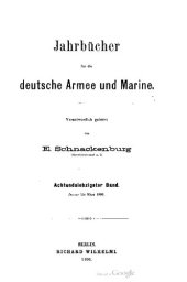 book Jahrbücher für die Deutsche Armee und Marine / Jnuar bis März 1891