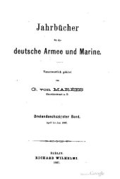 book Jahrbücher für die Deutsche Armee und Marine / April bis Juni 1887