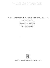 book Das römische Herrscherbild, Das römische Kaiserbildnis in Staat, Kult und Gesellschaft