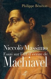 book Niccolò Massimo - Essai sur l'art d'écrire de Machiavel