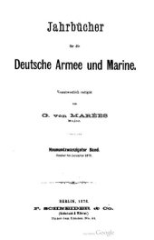 book Jahrbücher für die Deutsche Armee und Marine / Oktober bis Dezember 1878