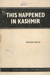 book This Happened in Kashmir