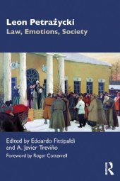 book Leon Petrażycki: Law, Emotions, Society