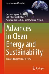 book Advances in Clean Energy and Sustainability. Proceedings of ICAER 2022