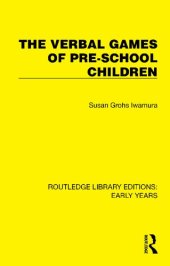 book The Verbal Games of Pre-school Children