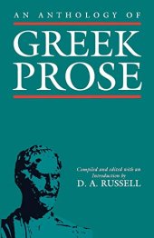 book An Anthology of Greek Prose