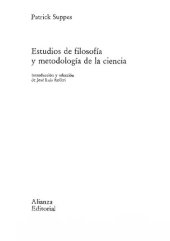 book Estudios de filosofía y metodología de la ciencia