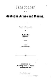 book Jahrbücher für die Deutsche Armee und Marine / Juli bis Dezember 1913