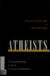 book Atheists: A Groundbreaking Study of America's Nonbelievers