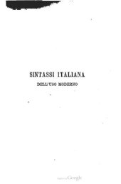 book Sintassi italiana dell'uso moderno