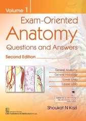 book Exam-Oriented Anatomy: Questions and Answers, Vol 1